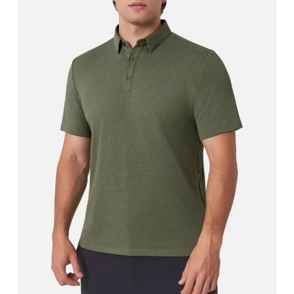 NEW Olive Men's XL Green Modern Ambition Polo Shirt